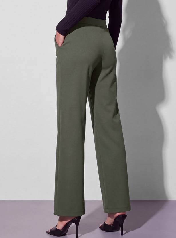 CODE CLASSIC Flat Front Trousers