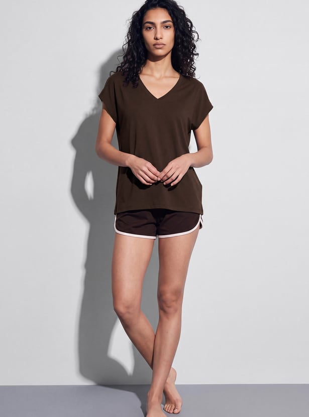 GINGER Relaxed Fit Lounge Top
