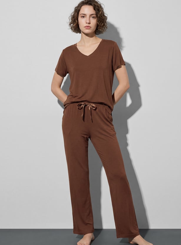 GINGER V-Neck Lounge T-shirt