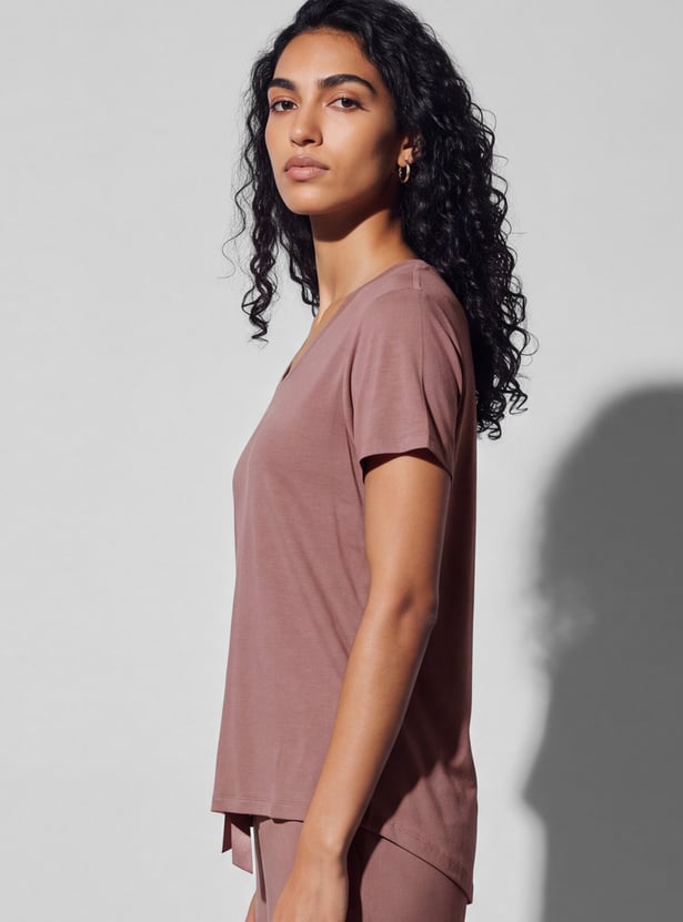 GINGER V-Neck Lounge T-shirt