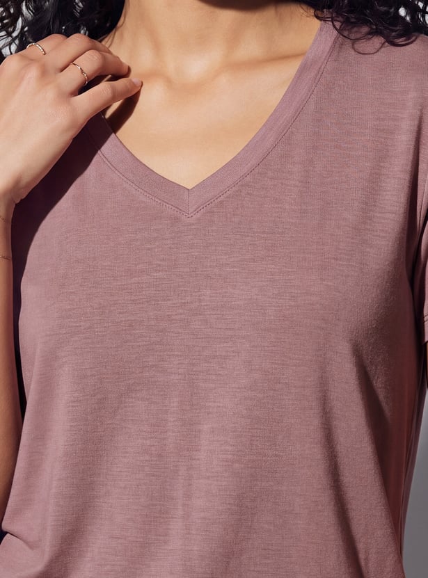 GINGER V-Neck Lounge T-shirt