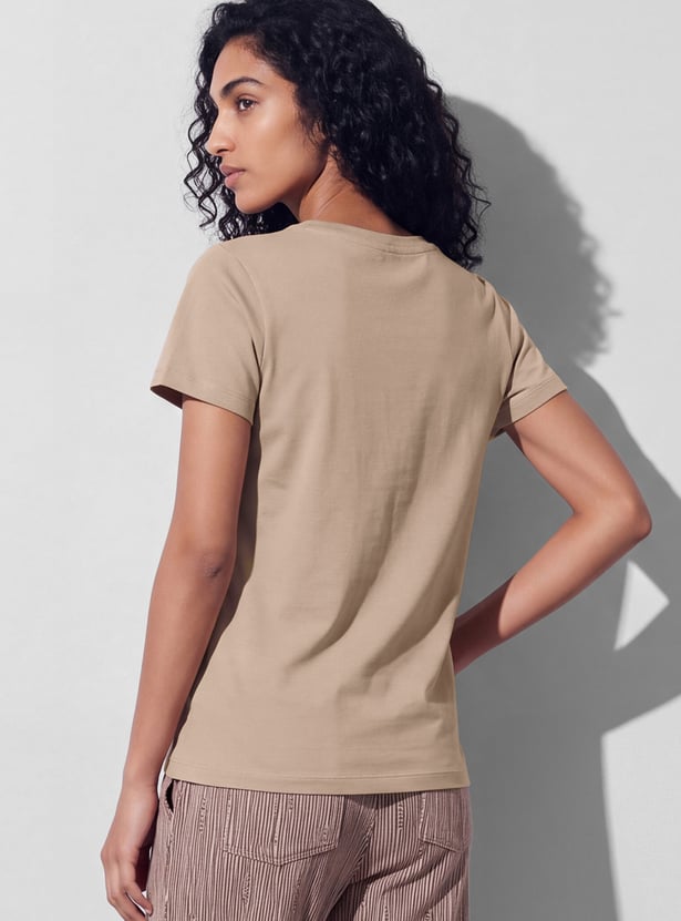 GINGER Typography Print Lounge T-shirt