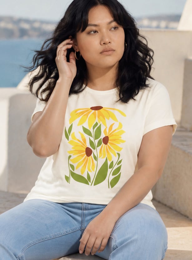 NEXUS Floral Print T-Shirt