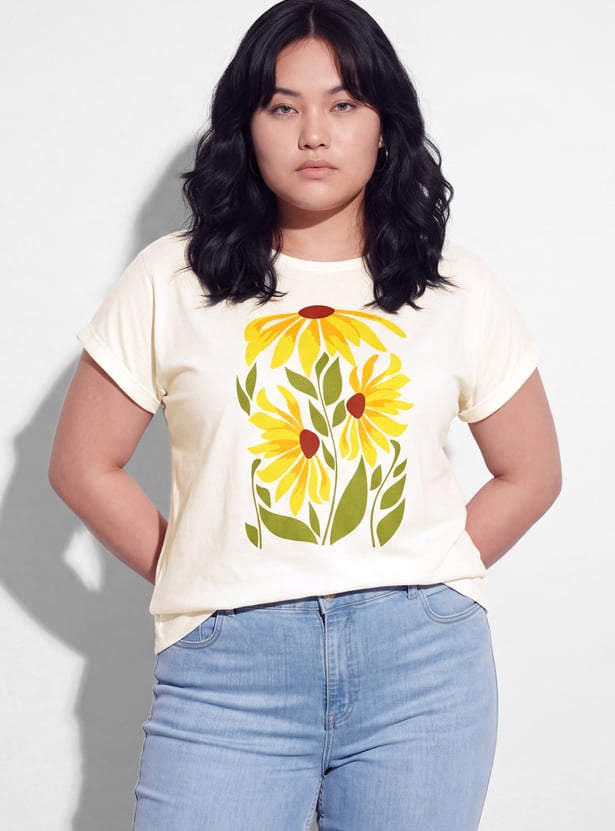 NEXUS Floral Print T-Shirt