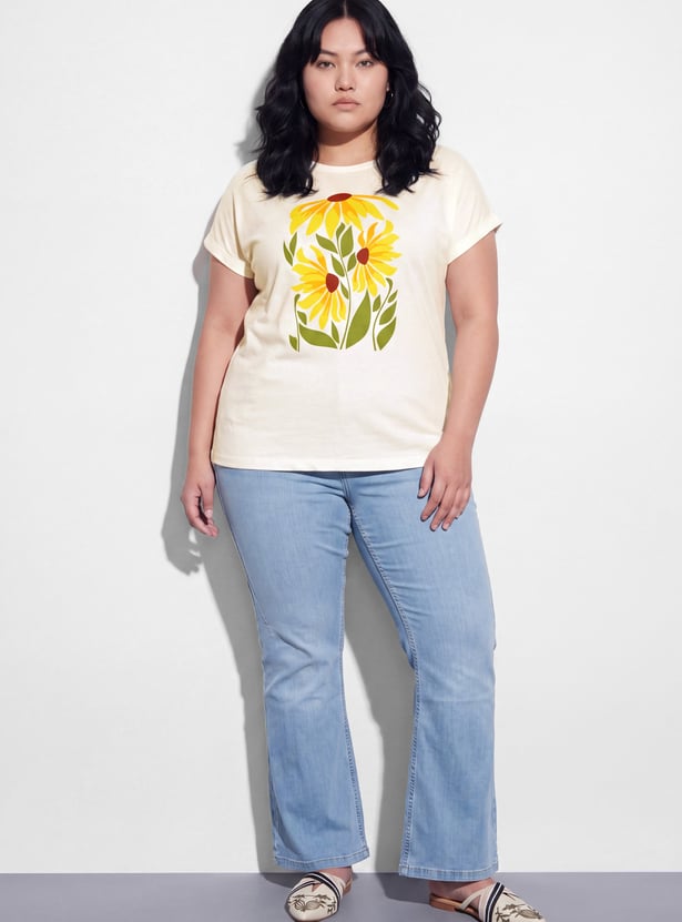 NEXUS Floral Print T-Shirt