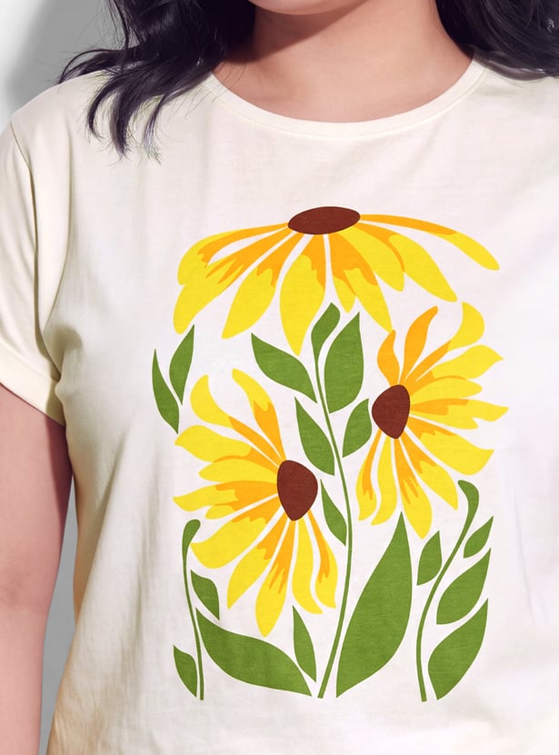NEXUS Floral Print T-Shirt