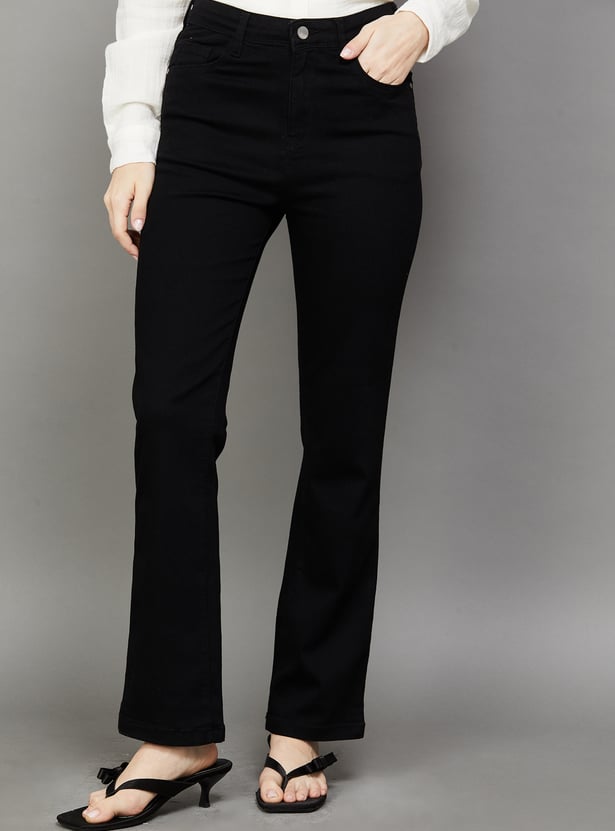 KRAUS Medium Wash Flared Jeans