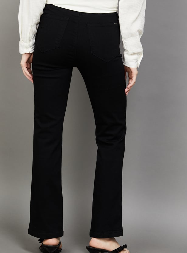 KRAUS Medium Wash Flared Jeans