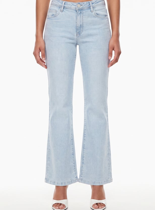 KRAUS High-Rise Flared Jeans