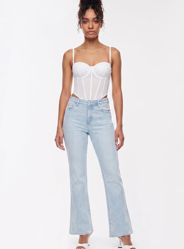 KRAUS High-Rise Flared Jeans