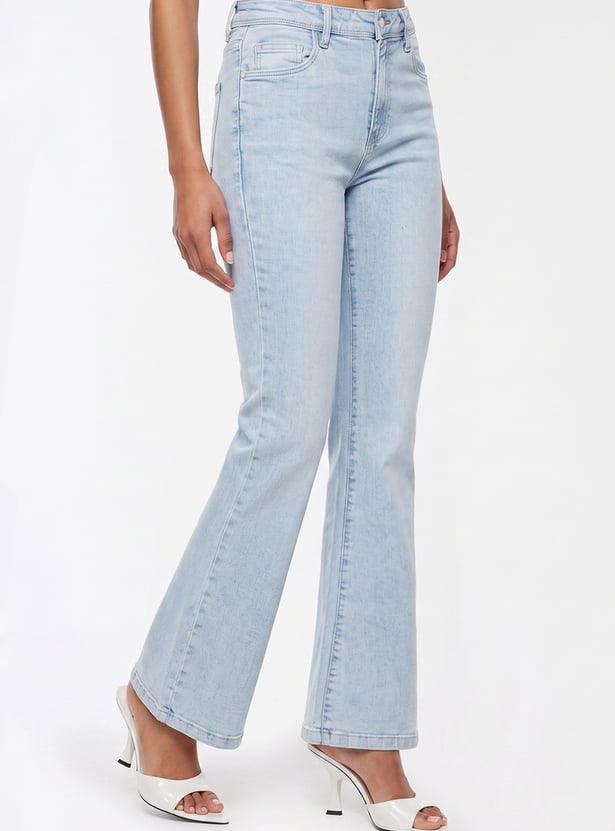 KRAUS High-Rise Flared Jeans