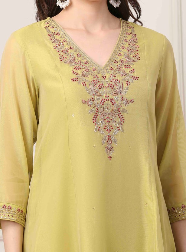 BIBA Embroidered Anarkali Kurta Set