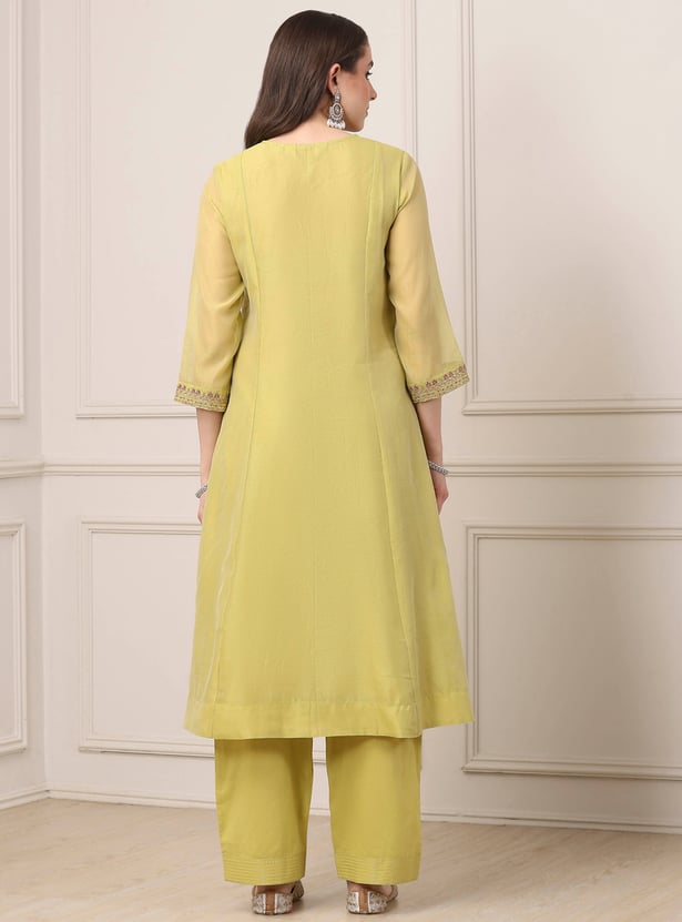BIBA Embroidered Anarkali Kurta Set