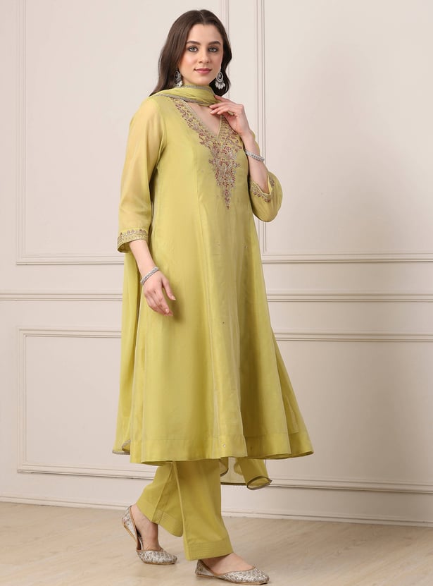 BIBA Embroidered Anarkali Kurta Set