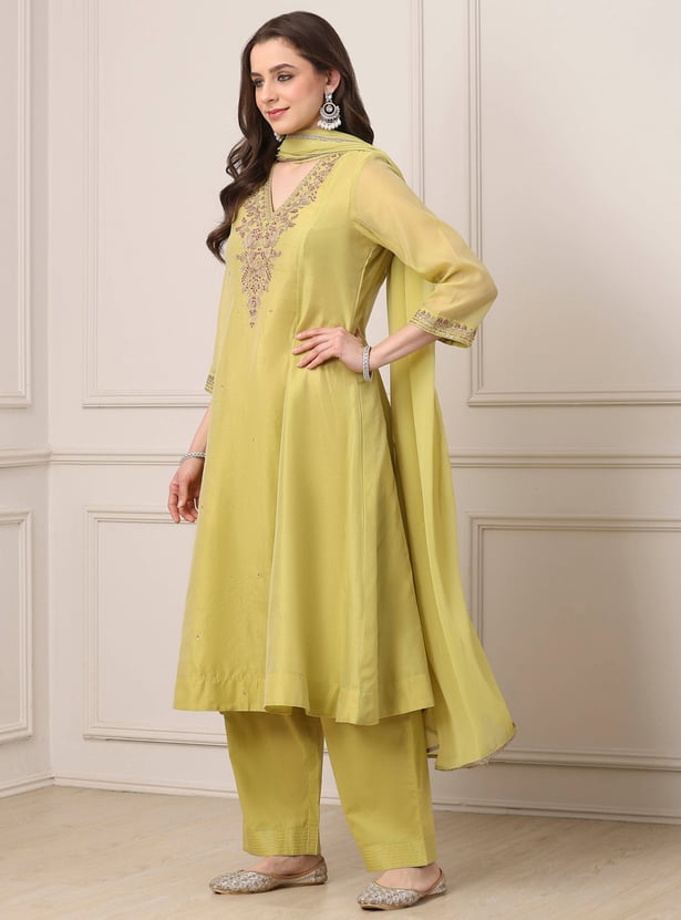 BIBA Embroidered Anarkali Kurta Set