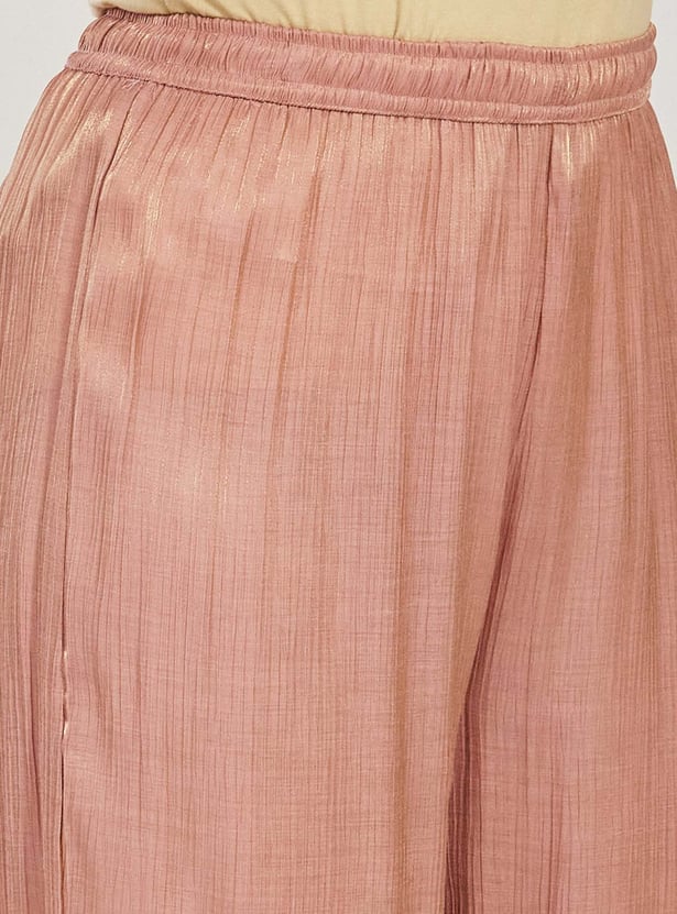 BIBA Solid Palazzo Kurta Set