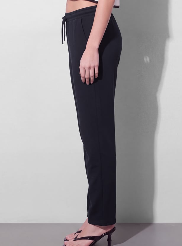 GINGER Drawstring Straight Pants