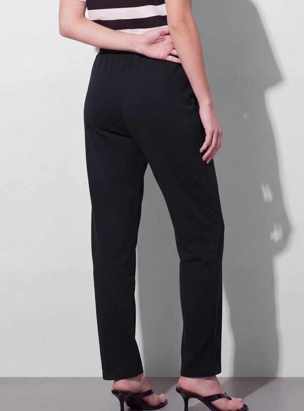 GINGER Drawstring Straight Pants