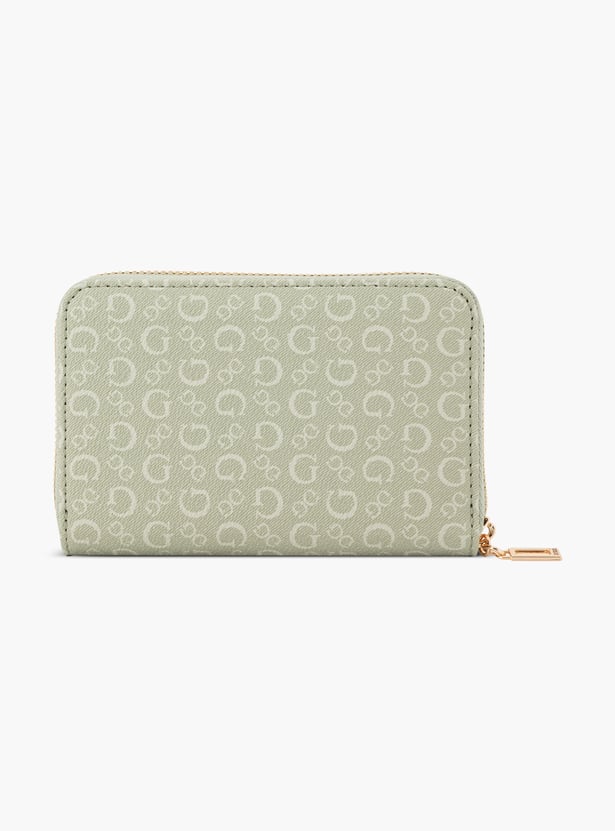 GUESS Printed Zip-Around Wallet