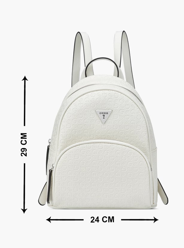 GUESS Embossed Design Backpack