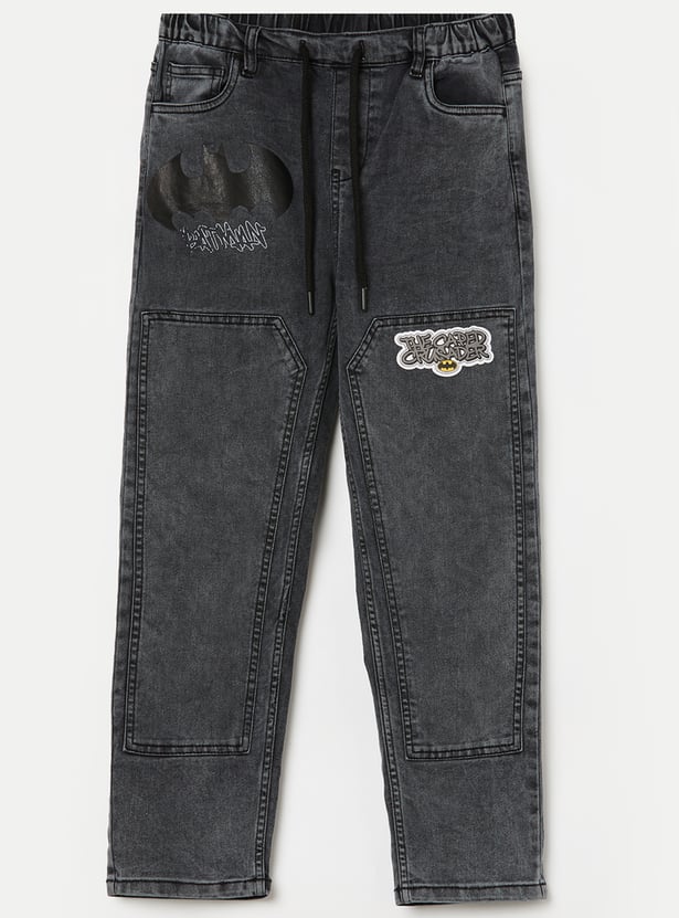 KIDSVILLE Boys Batman Appliqued Jeans