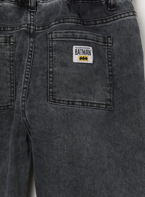 KIDSVILLE Boys Batman Appliqued Jeans