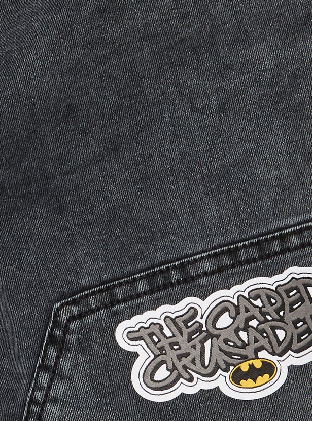 KIDSVILLE Boys Batman Appliqued Jeans