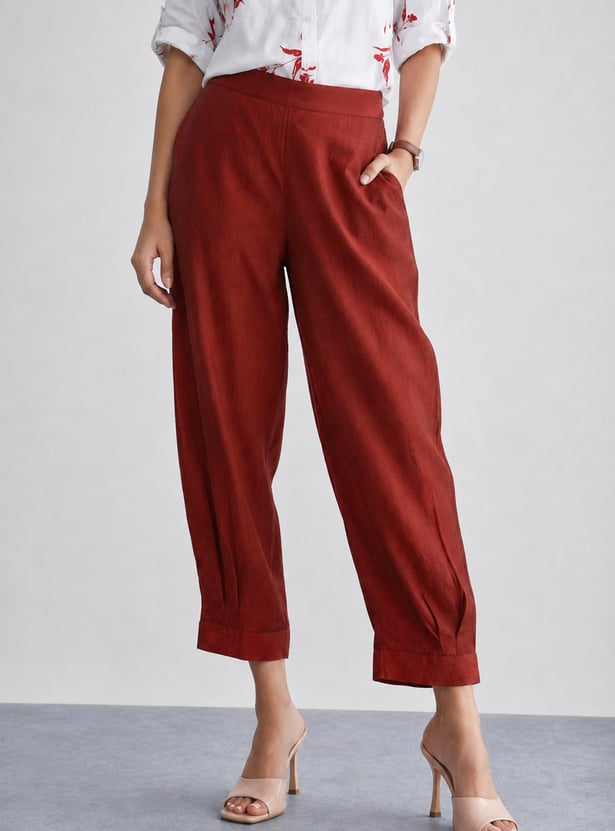 MELANGE Solid Salwar Pants