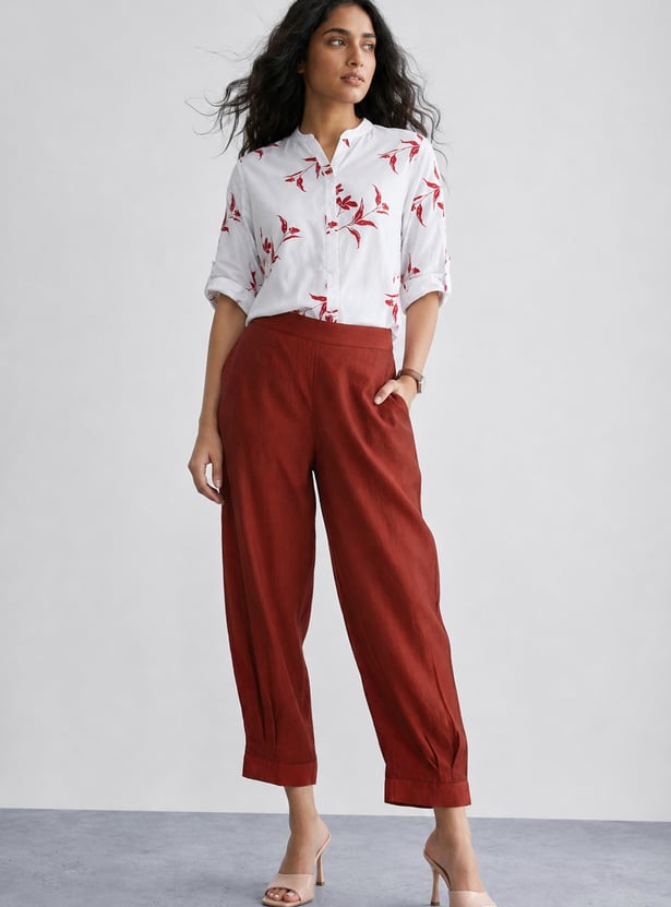 MELANGE Solid Salwar Pants