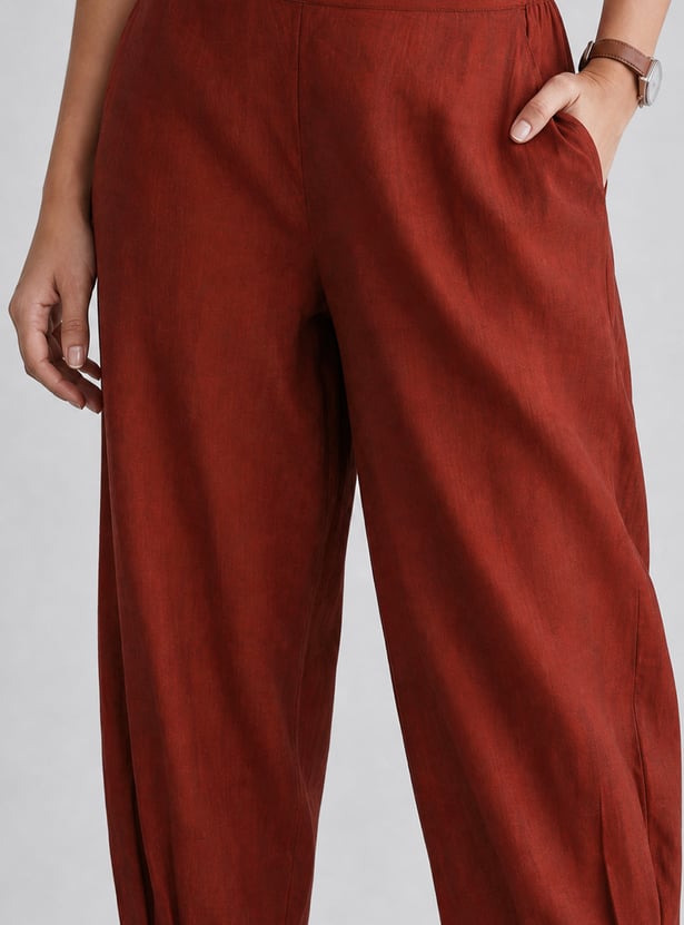MELANGE Solid Salwar Pants