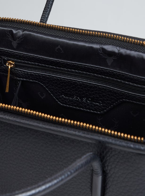 ALLEN SOLLY Solid Shoulder Bag