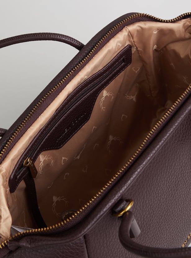 ALLEN SOLLY Solid Shoulder Bag