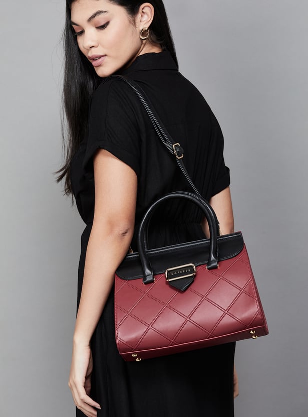 CAPRESE Quilted Handheld Bag