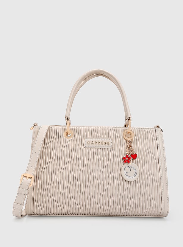 CAPRESE Textured Handheld Bag