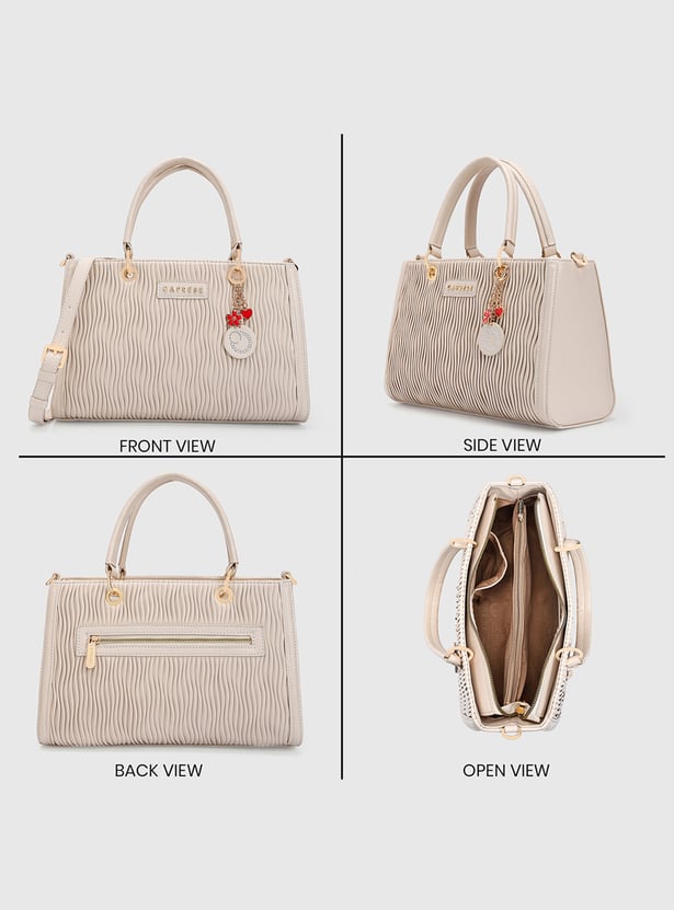 CAPRESE Textured Handheld Bag