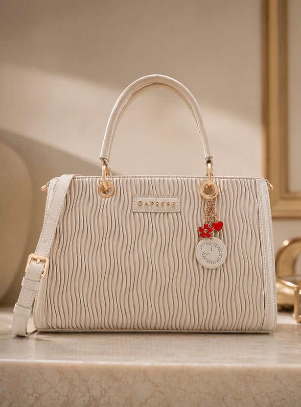 CAPRESE Textured Handheld Bag