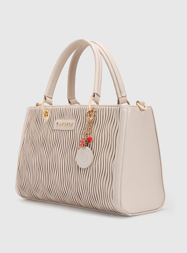 CAPRESE Textured Handheld Bag