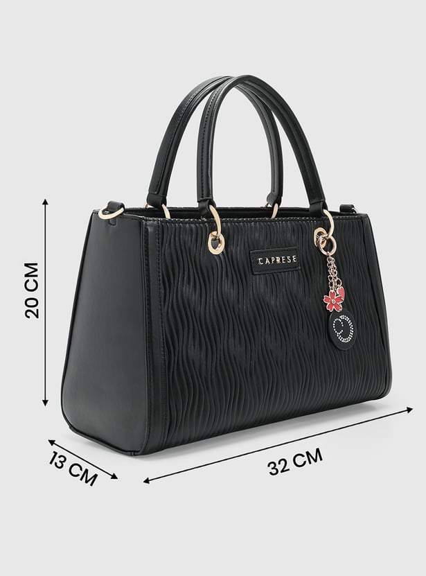 CAPRESE Textured Handheld Bag