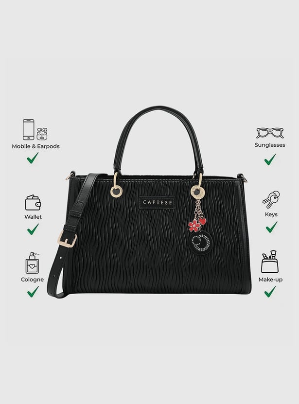 CAPRESE Textured Handheld Bag