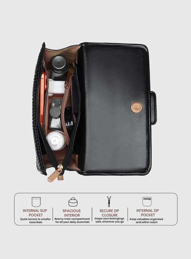 CAPRESE Textured Sling Bag