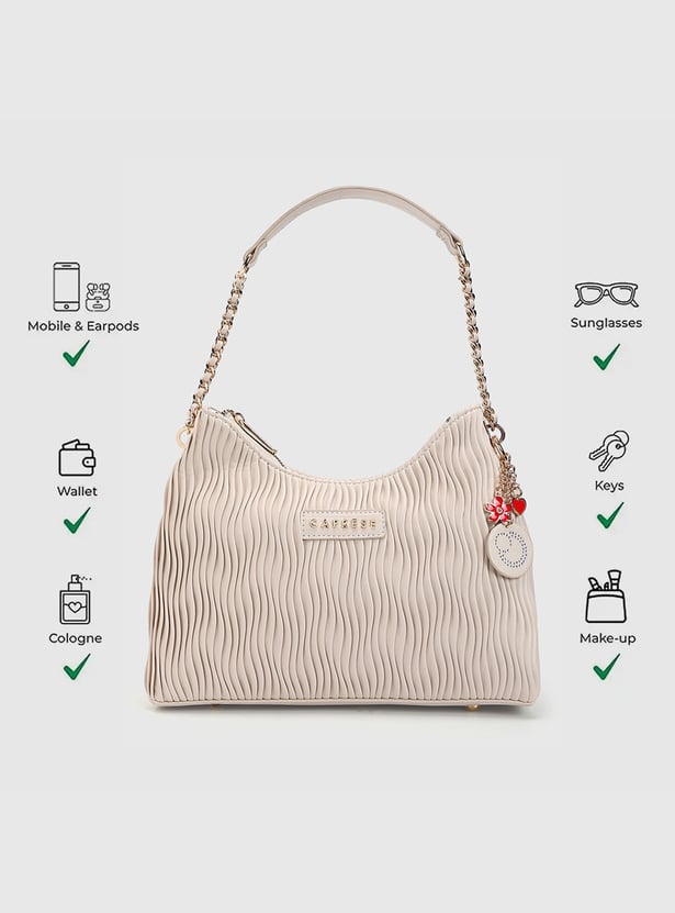 CAPRESE Textured Shoulder Bag