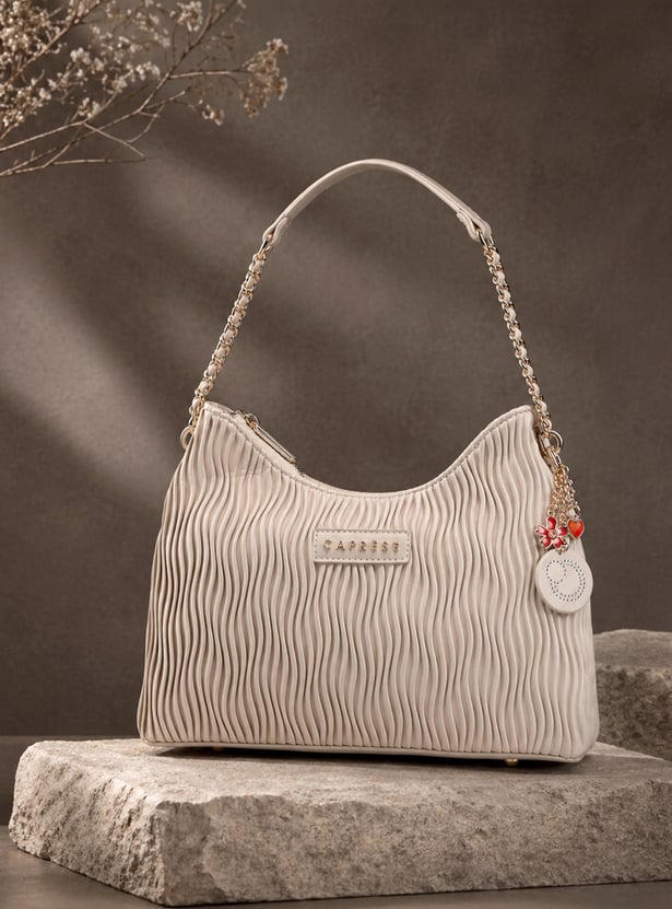 CAPRESE Textured Shoulder Bag