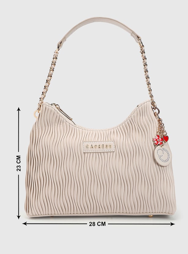 CAPRESE Textured Shoulder Bag
