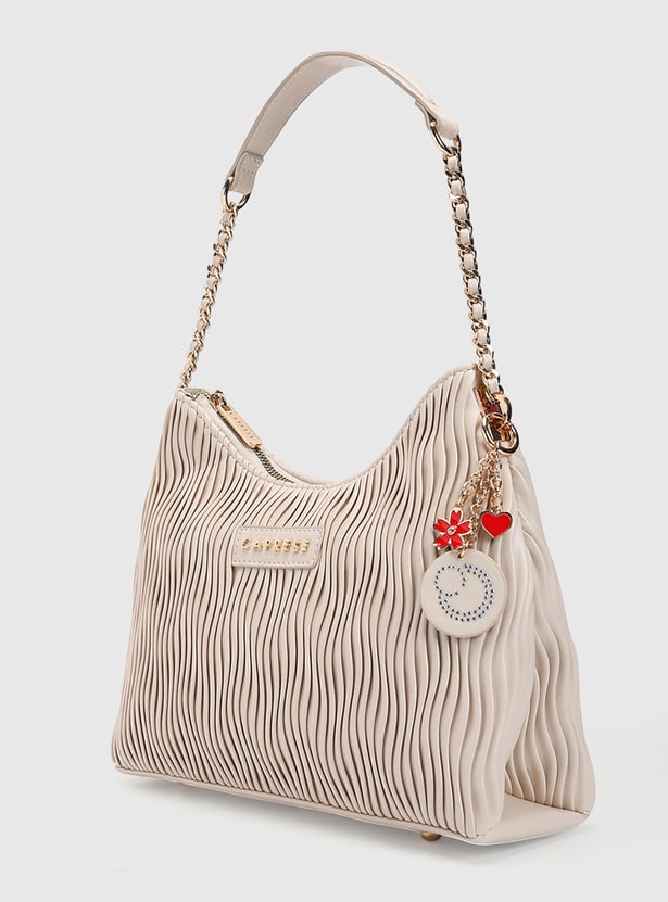 CAPRESE Textured Shoulder Bag