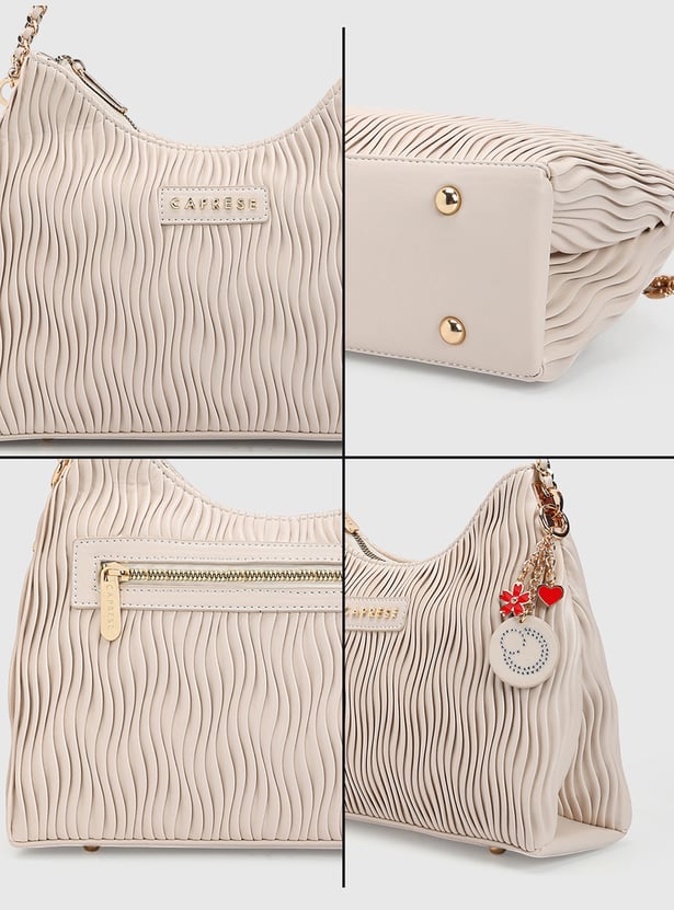 CAPRESE Textured Shoulder Bag