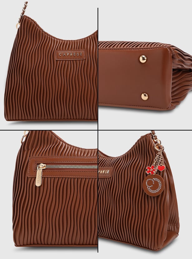CAPRESE Textured Shoulder Bag