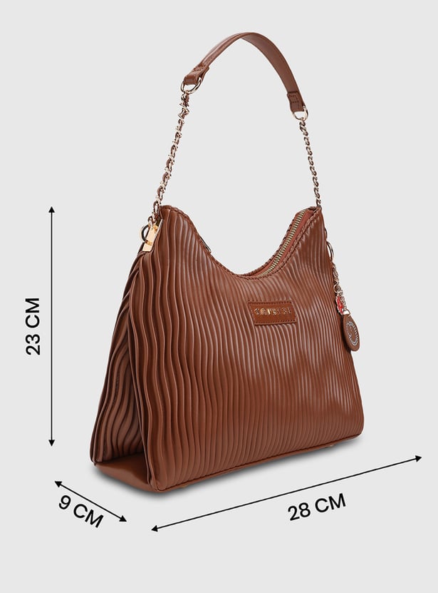 CAPRESE Textured Shoulder Bag