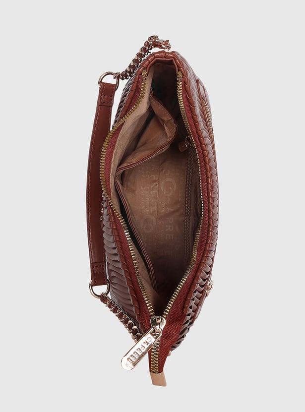 CAPRESE Textured Shoulder Bag