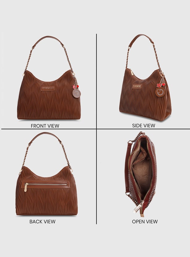 CAPRESE Textured Shoulder Bag