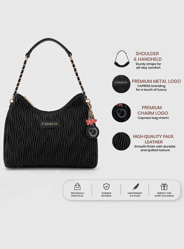CAPRESE Textured Shoulder Bag